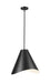 Z-Lite - 1952P18-MB - One Light Pendant - Aria - Matte Black