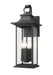Z-Lite - 5017B-BK - Four Light Outdoor Wall Light - Tiberius - Black