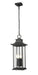 Z-Lite - 5017CHB-BK - Four Light Outdoor Chain Mount Ceiling Fixture - Tiberius - Black