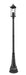 Z-Lite - 5017PHBR-564P-BK - Four Light Outdoor Post Mounted Fixture - Tiberius - Black