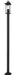 Z-Lite - 5017PHBS-536P-BK - Four Light Outdoor Post Mounted Fixture - Tiberius - Black