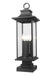 Z-Lite - 5017PHBS-SQPM-BK - Four Light Outdoor Pier Mounted Fixture - Tiberius - Black