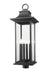 Z-Lite - 5017PHXLR-BK - Six Light Outdoor Post Mount Fixture - Tiberius - Black