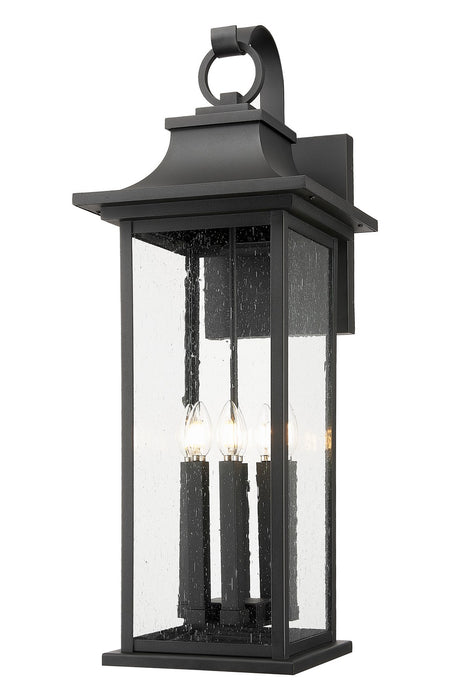 Z-Lite - 5017XL-BK - Six Light Outdoor Wall Light - Tiberius - Black