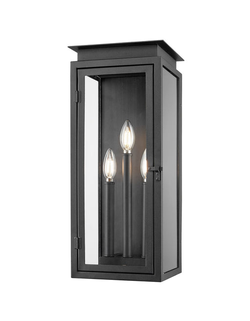 Z-Lite - 5018M-BK - Three Light Outdoor Wall Light - Nova - Black