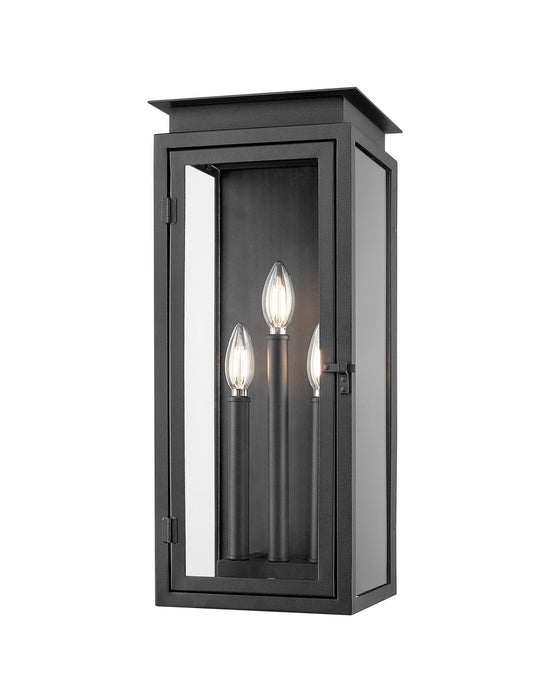 Z-Lite - 5018M-BK - Three Light Outdoor Wall Light - Nova - Black