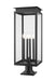 Z-Lite - 5018PHBR-533PM-BK - Four Light Outdoor Pier Mounted Fixture - Nova - Black