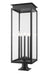 Z-Lite - 5018PHXLR-533PM-BK - Five Light Outdoor Pier Mounted Fixture - Nova - Black