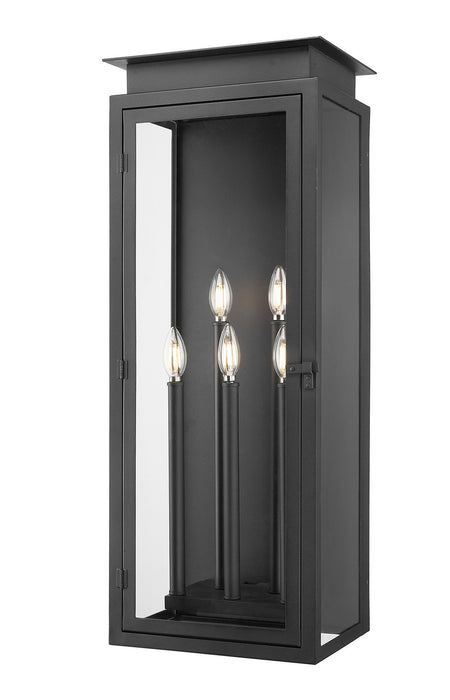Z-Lite - 5018XL-BK - Five Light Outdoor Wall Light - Nova - Black
