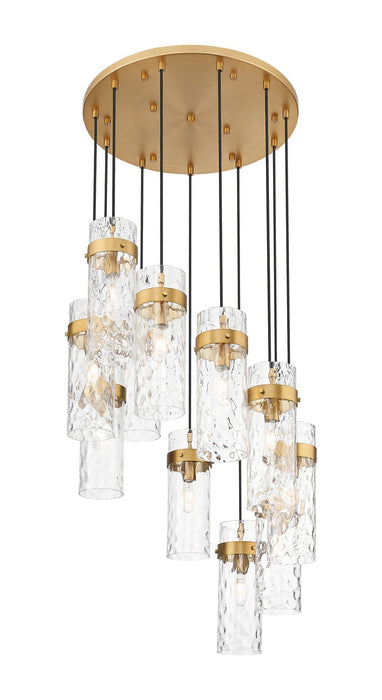 Z-Lite - 7002P5-11R-RB - 11 Light Chandelier - Fontaine - Rubbed Brass