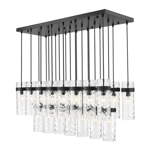 Z-Lite - 7002P5-23L-MB - 23 Light Linear Chandelier - Fontaine - Matte Black