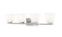 Z-Lite - 7514-4V-BN - Four Light Vanity - Annalise - Brushed Nickel