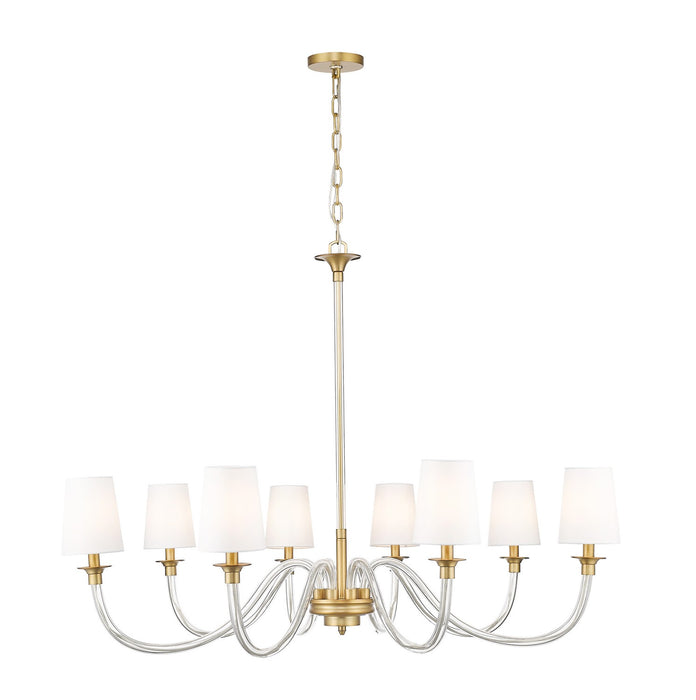 Z-Lite - 1950-8RB - Eight Light Chandelier - Katerina - Rubbed Brass