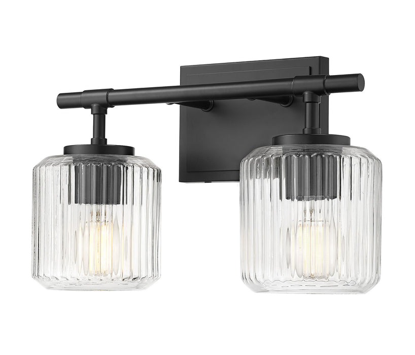 Z-Lite - 7515-2V-MB - Two Light Vanity - Landon - Matte Black