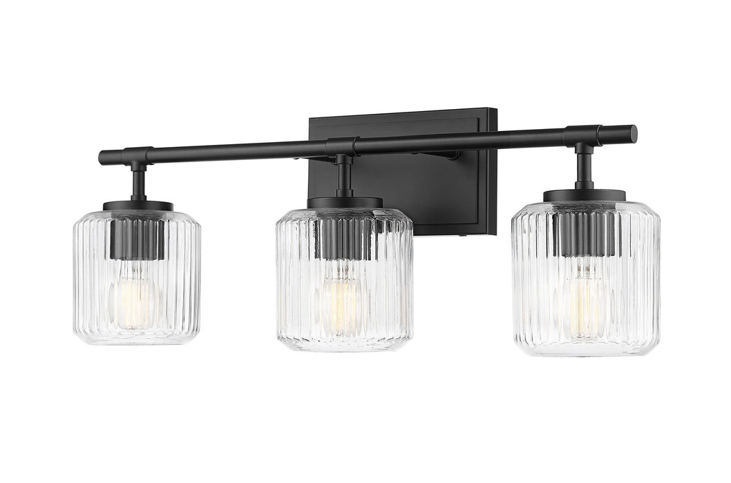 Z-Lite - 7515-3V-MB - Three Light Vanity - Landon - Matte Black