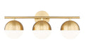 Z-Lite - 7517-3V-MGLD - Three Light Vanity - Realm Sphere - Modern Gold