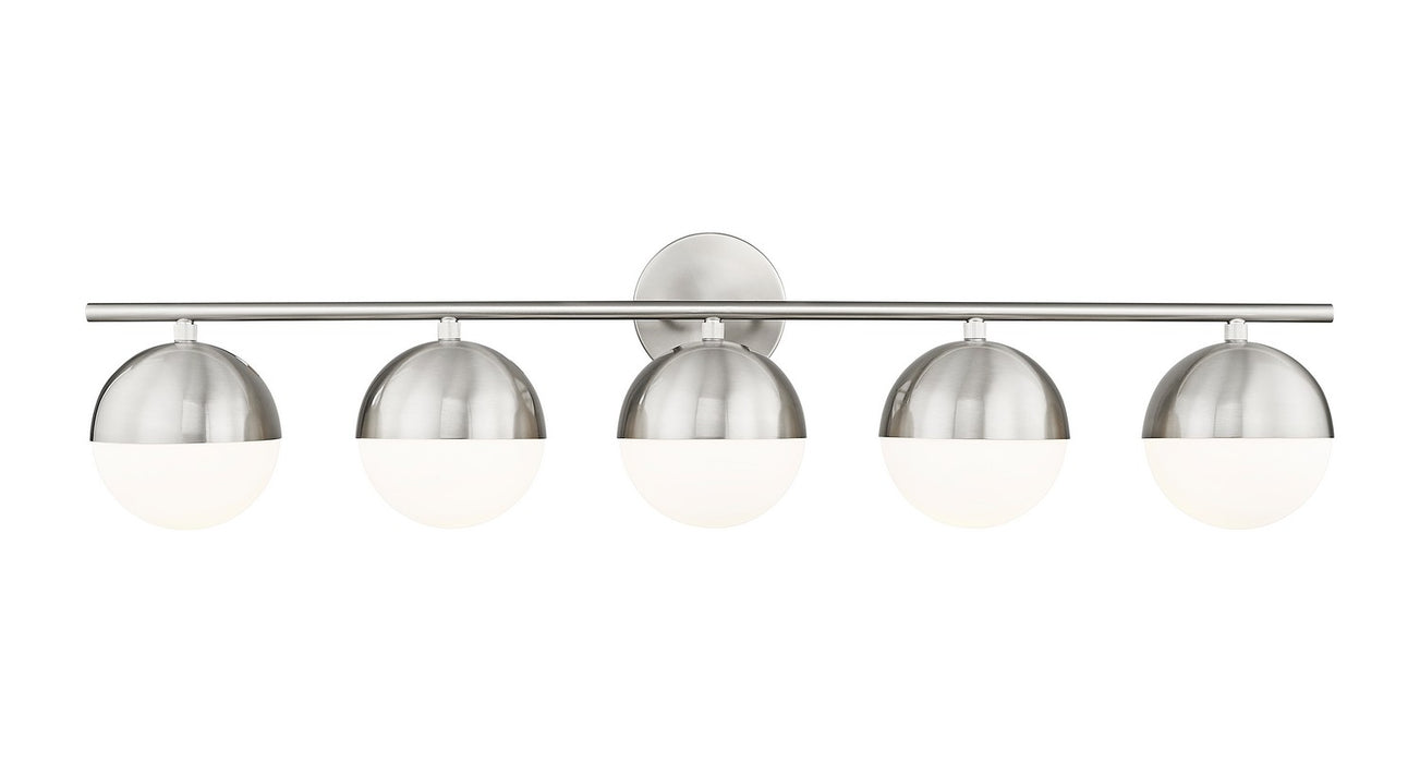 Z-Lite - 7517-5V-BN - Five Light Vanity - Realm Sphere - Brushed Nickel
