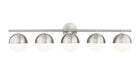 Z-Lite - 7517-5V-BN - Five Light Vanity - Realm Sphere - Brushed Nickel