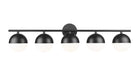 Z-Lite - 7517-5V-MB - Five Light Vanity - Realm Sphere - Matte Black