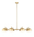 Z-Lite - 7517-8MGLD - Eight Light Chandelier - Realm Sphere - Modern Gold