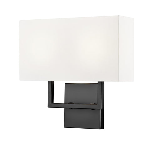 Z-Lite - 815-2S-MB - Two Light Wall Sconce - Saxon - Matte Black