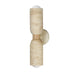 Maxim - 10622TVOY - Two Light Wall Sconce - Pompeii - Travertine / Oyster
