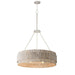 Maxim - 14456WWTEC - Six Light Chandelier - Satori - Ecru