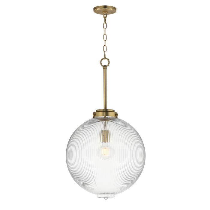 Maxim - 15196CRSBR - One Light Pendant - Kasbah - Satin Brass