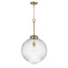Maxim - 15196CRSBR - One Light Pendant - Kasbah - Satin Brass