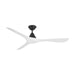 Modern Forms Fans - FR-D2504-60-MB/MW - 60"Ceiling Fan - Carve - Matte Black/Matte White