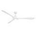 Modern Forms Fans - FR-D2504-72L-MW - 72"Ceiling Fan - Carve - Matte White