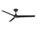 Modern Forms Fans - FR-W2503-54L-MB - 52"Ceiling Fan - Pisces - Matte Black