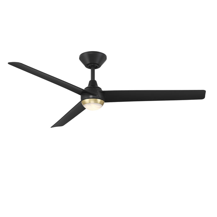 Modern Forms Fans - FR-W2503-54L-SB/MB - 52"Ceiling Fan - Pisces - Soft Brass/Matte Black