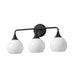 Maxim - 21223MRBK - Three Light Bath Vanity - Neve - Black
