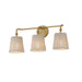 Maxim - 21483WWTNAB - Three Light Bath Vanity - Baja - Natural Aged Brass