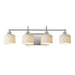 Maxim - 21494WTPN - Four Light Bath Vanity - Bisque - Polished Nickel