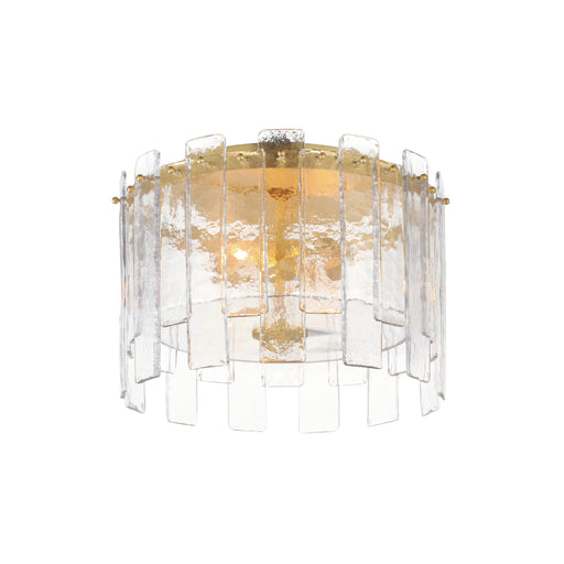 Maxim - 21832AGGL - Two Light Flush Mount - Warren - Gold Leaf