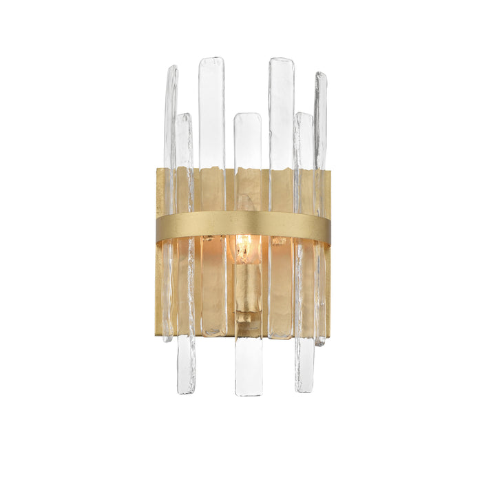 Maxim - 21839AGGL - One Light Wall Sconce - Warren - Gold Leaf
