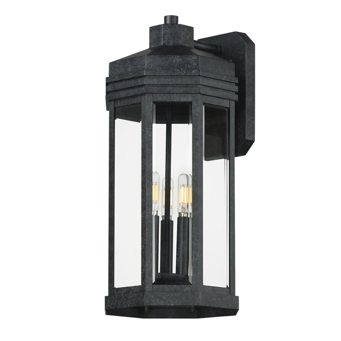Maxim - 30224CLBKP - Three Light Outdoor Wall Sconce - Wright - Black Patina