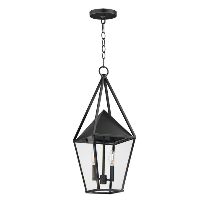 Maxim - 3168CLBK - Two Light Outdoor Pendant - Bavaria - Black