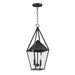 Maxim - 3168CLBK - Two Light Outdoor Pendant - Bavaria - Black