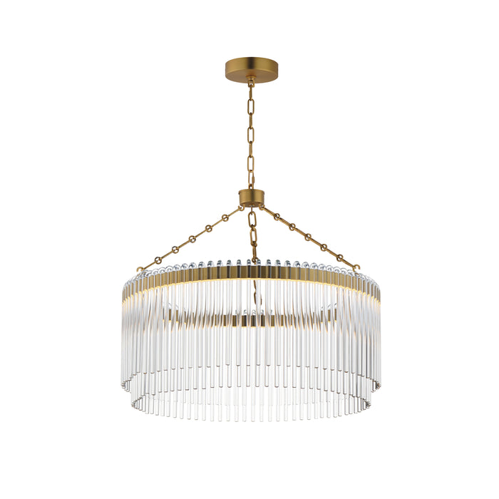 Maxim - 38422CLNAB - LED Pendant - Jolie - Natural Aged Brass