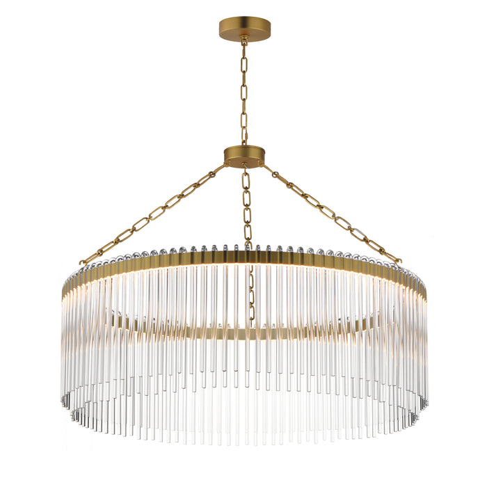 Maxim - 38423CLNAB - LED Pendant - Jolie - Natural Aged Brass