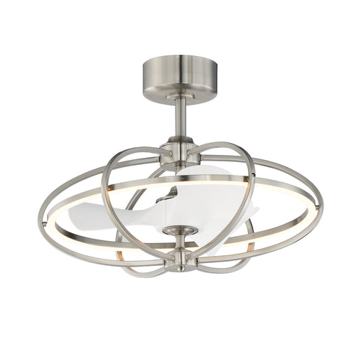 Maxim - 61001SN - LED Fandelight - Corona Fan - Satin Nickel
