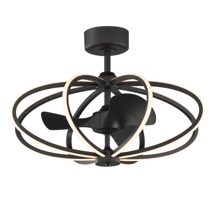 Maxim - 61005BK - LED Fandelight - Solstice - Black