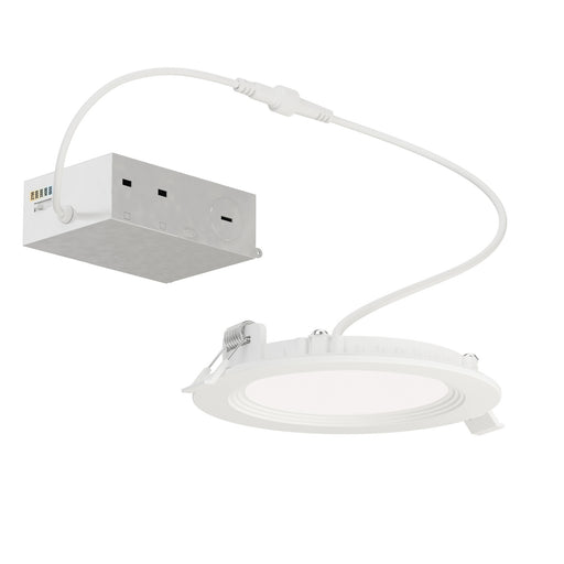 Maxim - 67725WTWT - LED Recessed - Slim Baffle - White