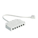 Maxim - MSC8924V6P-WT - 6 Port Hub for Low Voltage Plug Connection - CounterMax 24V LED Channel - White