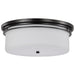 Nuvo Lighting - 60-8034 - Two Light Flush Mount - Warren - Gun Metal