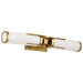 Nuvo Lighting - 60-8042 - Two Light Vanity - Roselle - Natural Brass