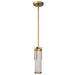 Nuvo Lighting - 60-8043 - One Light Mini Pendant - Roselle - Natural Brass